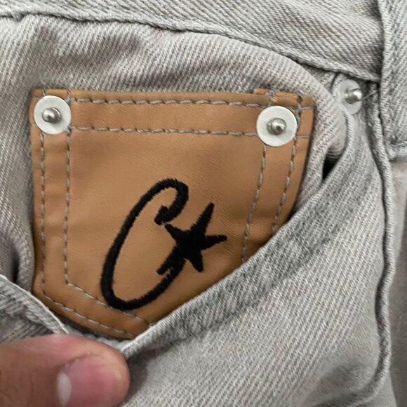 Corteiz Denim jeans small - Picture 3 of 5